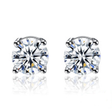 Wholesale Price 925 Sterling Silver Diamond Earrings